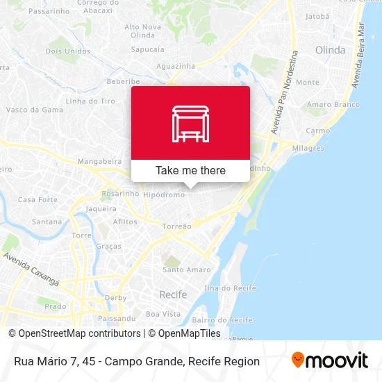 Rua Mário 7, 45 - Campo Grande map