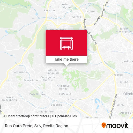 Rua Ouro Preto, S/N map