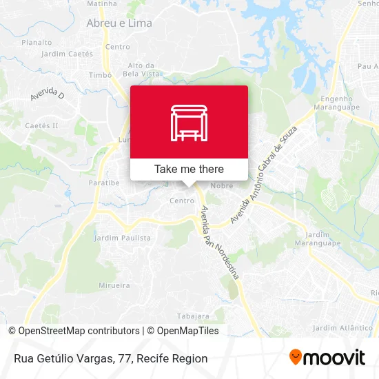 Rua Getúlio Vargas, 77 map