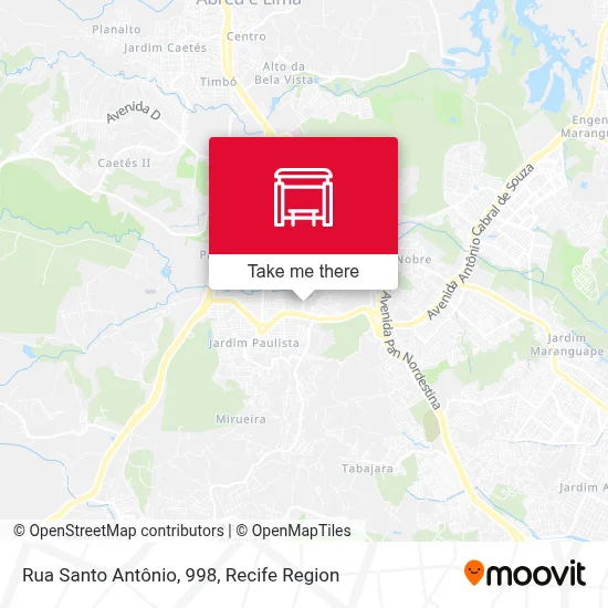 Rua Santo Antônio, 998 map