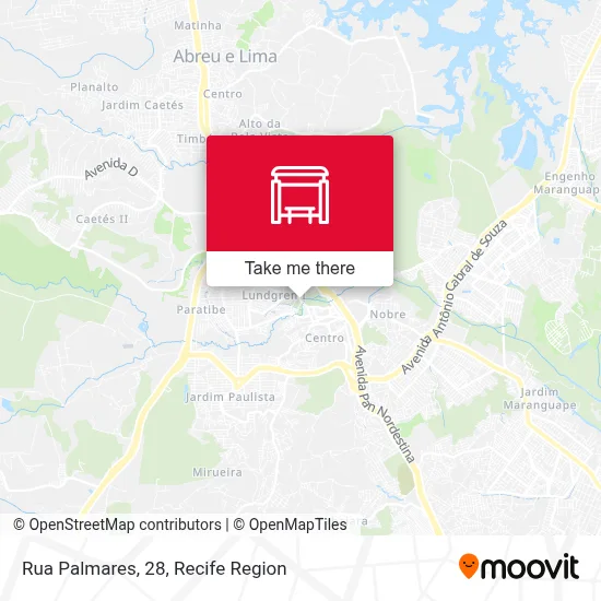 Rua Palmares, 28 map