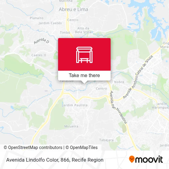 Avenida Lindolfo Color, 866 map