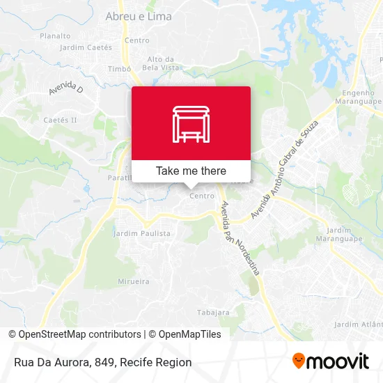 Rua Da Aurora, 849 map