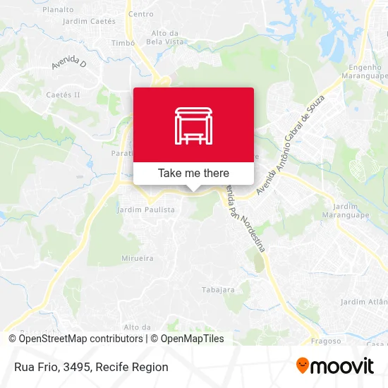 Rua Frio, 3495 map
