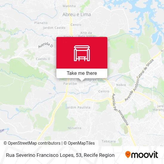 Rua Severino Francisco Lopes, 53 map