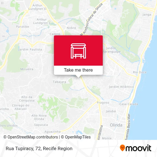 Rua Tupiracy, 72 map