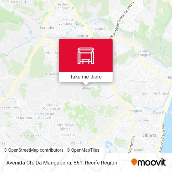 Avenida Ch. Da Mangabeira, 861 map