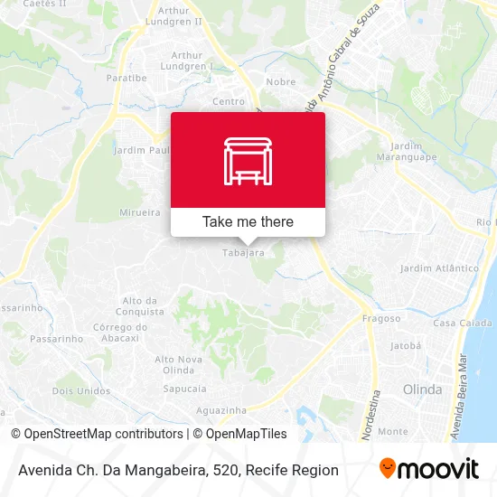 Avenida Ch. Da Mangabeira, 520 map