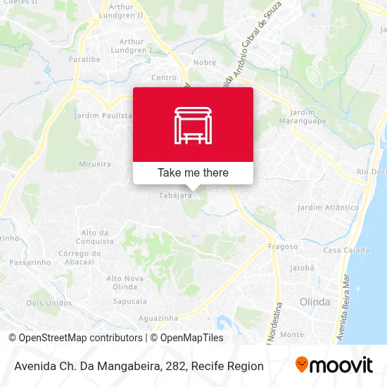 Avenida Ch. Da Mangabeira, 282 map