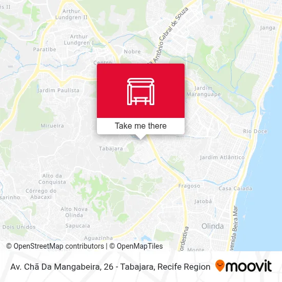 Av. Chã Da Mangabeira, 26 - Tabajara map