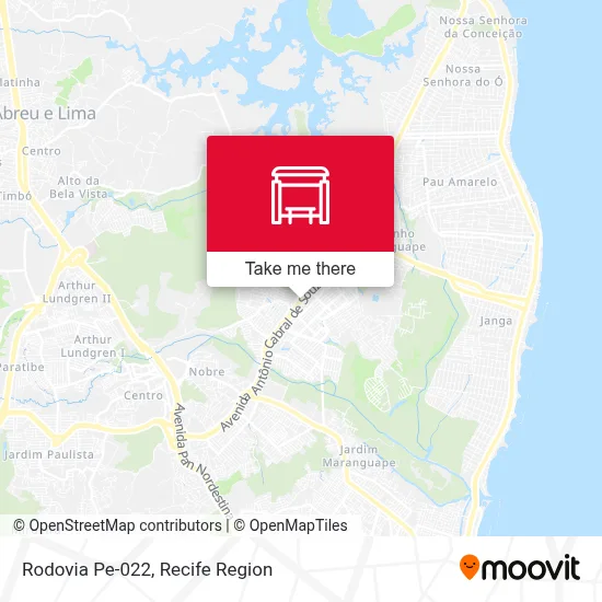 Rodovia Pe-022 map