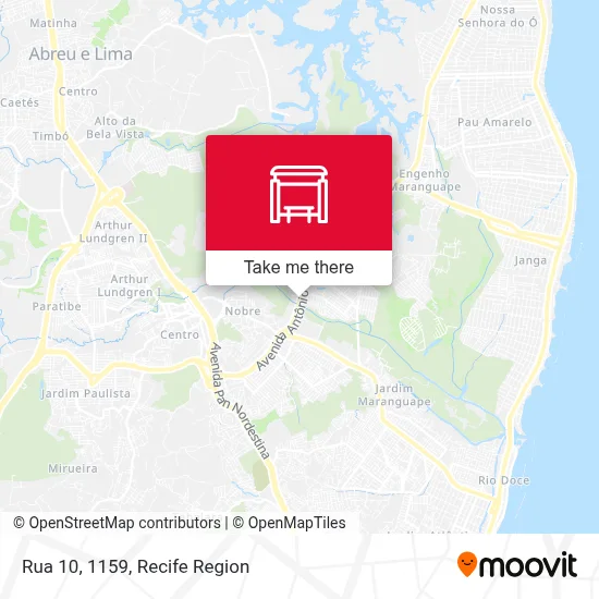 Rua 10, 1159 map