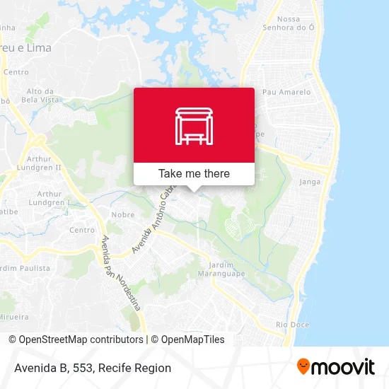 Avenida B, 553 map
