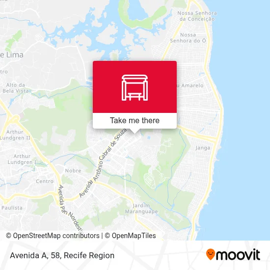 Avenida A, 58 map