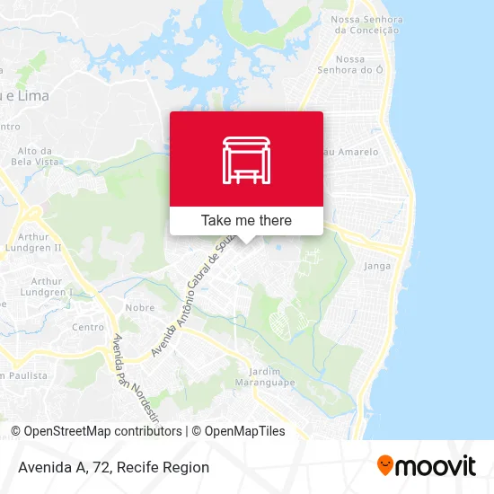 Avenida A, 72 map