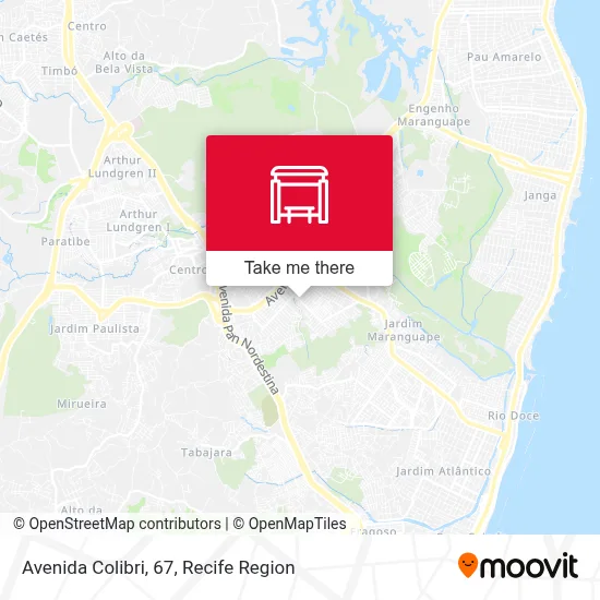 Avenida Colibri, 67 map