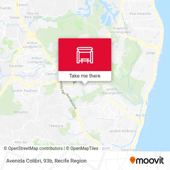 Avenida Colibri, 93b map