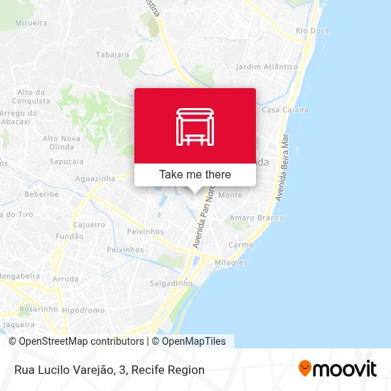 Rua Lucilo Varejão, 3 map