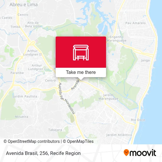 Avenida Brasil, 256 map