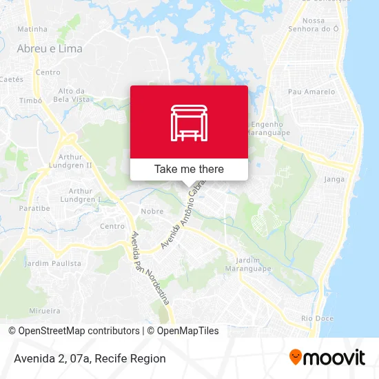 Avenida 2, 07a map