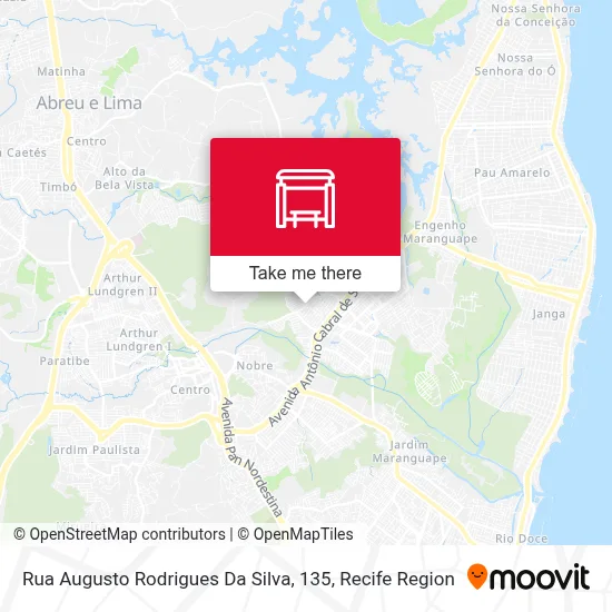 Rua Augusto Rodrigues Da Silva, 135 map
