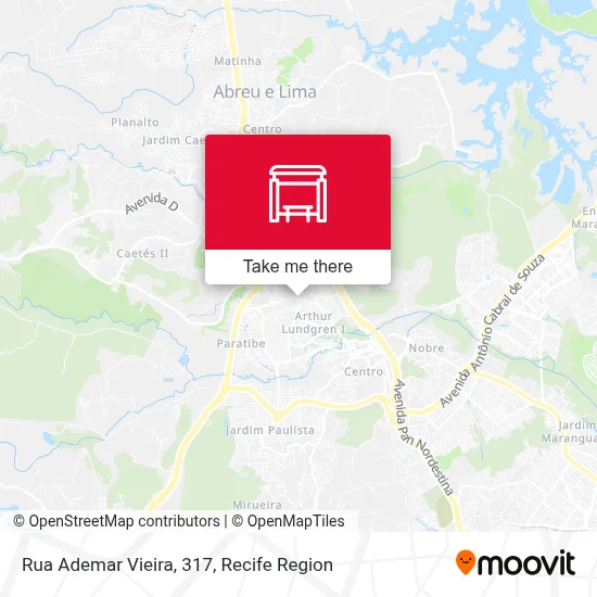 Rua Ademar Vieira, 317 map