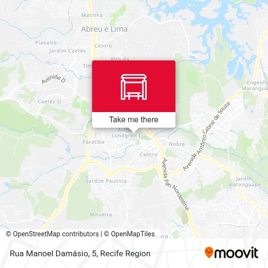 Rua Manoel Damásio, 5 map