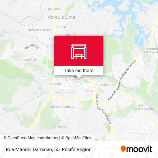 Rua Manoel Damásio, 55 map