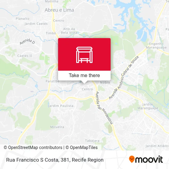 Rua Francisco S Costa, 381 map