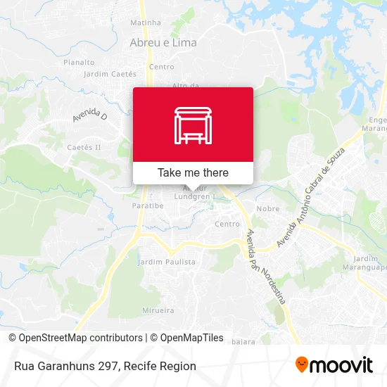 Rua Garanhuns 297 map