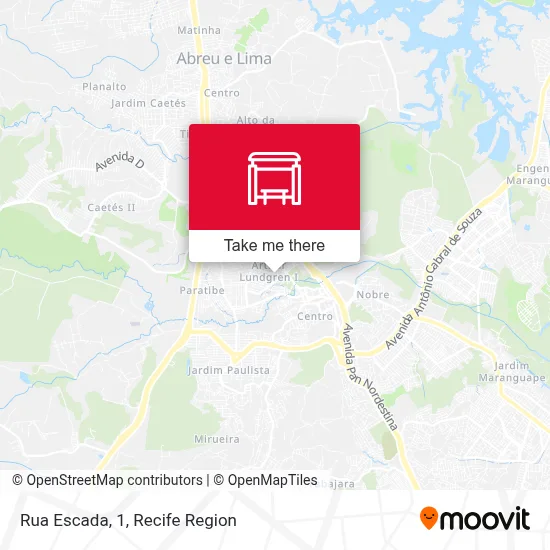 Rua Escada, 1 map