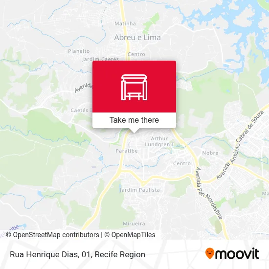 Rua Henrique Dias, 01 map