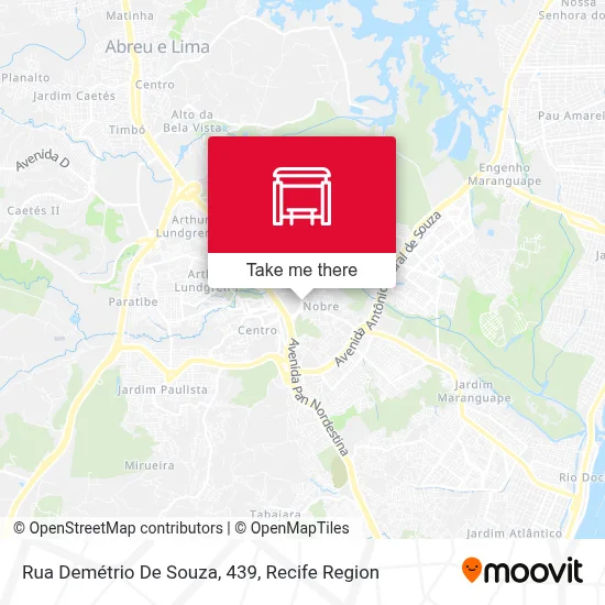 Rua Demétrio De Souza, 439 map