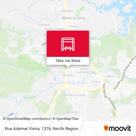 Rua Ademar Vieira, 1376 map