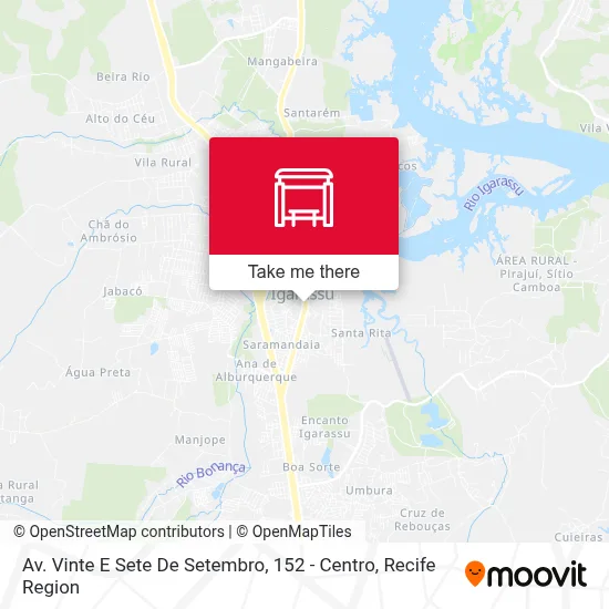 Av. Vinte E Sete De Setembro, 152 - Centro map