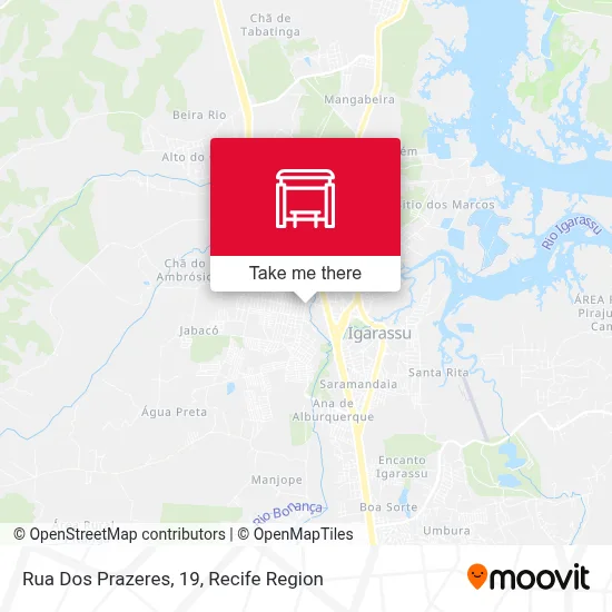 Rua Dos Prazeres, 19 map
