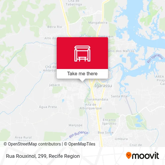 Rua Rouxinol, 299 map