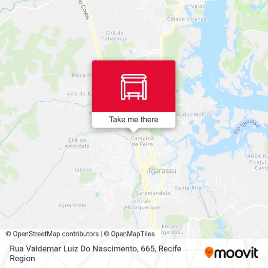 Rua Valdemar Luiz Do Nascimento, 665 map