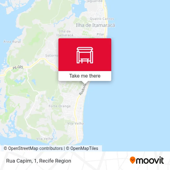 Rua Capim, 1 map