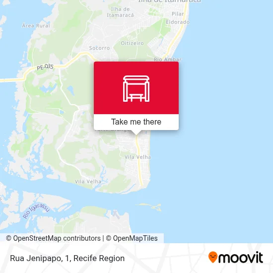 Rua Jenipapo, 1 map