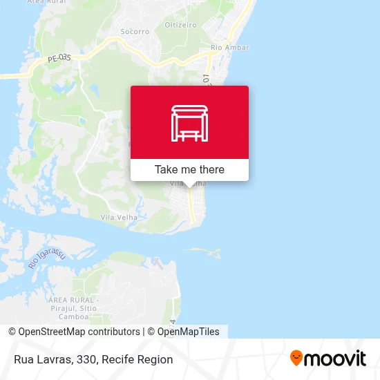Rua Lavras, 330 map
