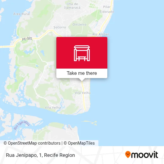 Rua Jenipapo, 1 map