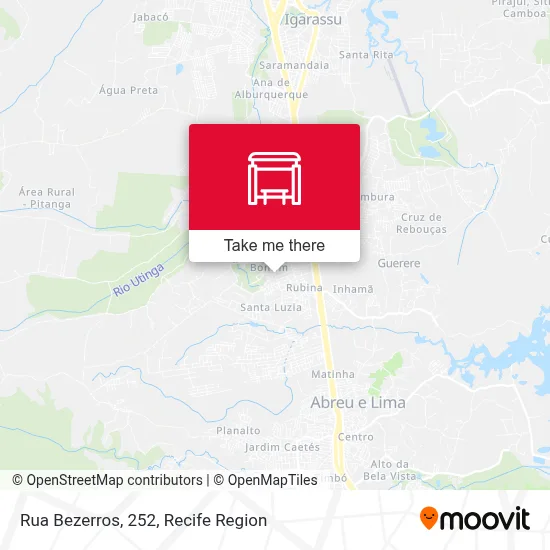 Rua Bezerros, 252 map
