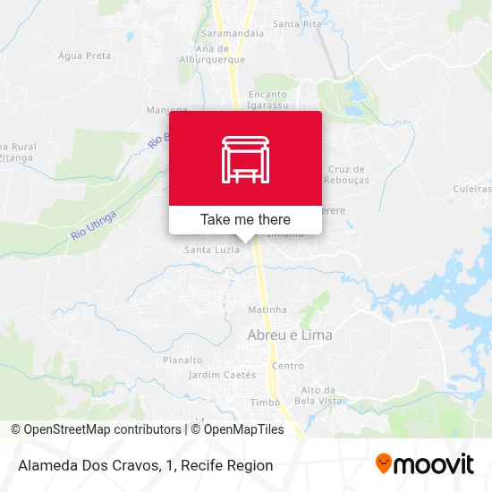 Alameda Dos Cravos, 1 map