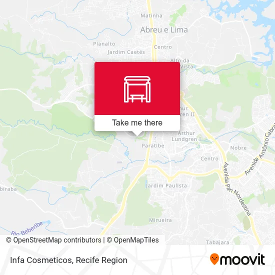 Infa Cosmeticos map