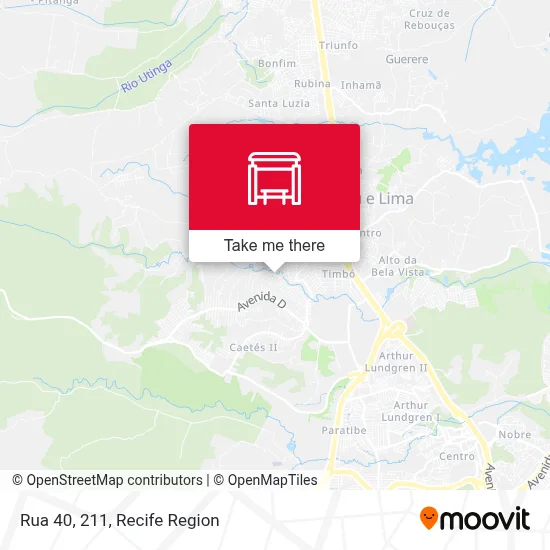 Rua 40, 211 map