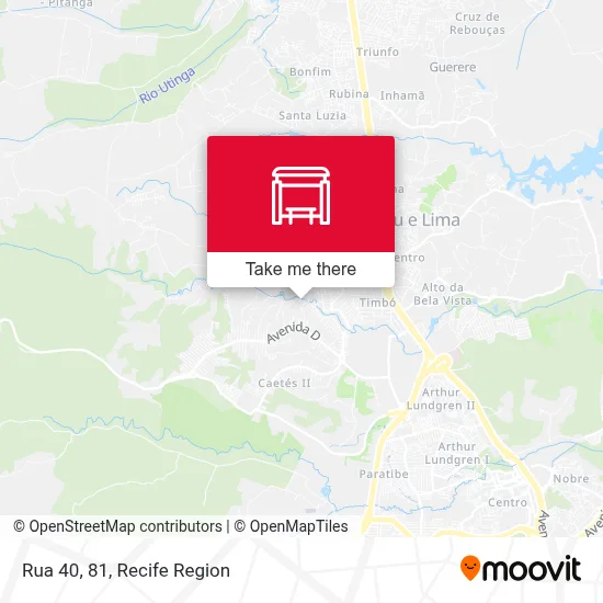 Rua 40, 81 map