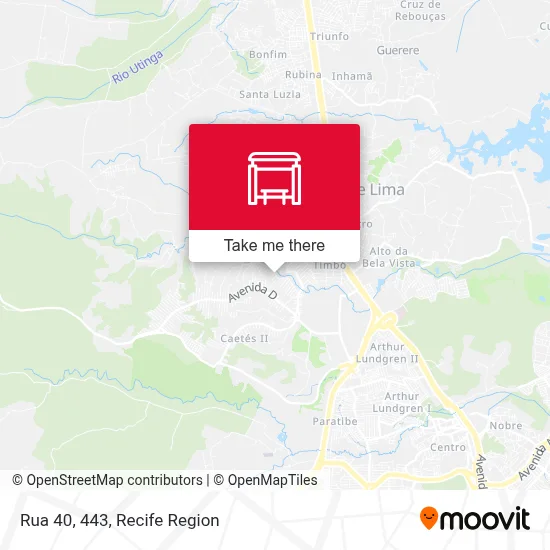 Rua 40, 443 map