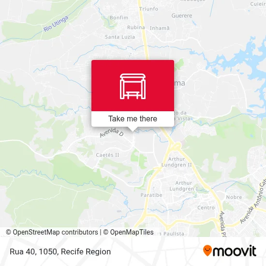Rua 40, 1050 map