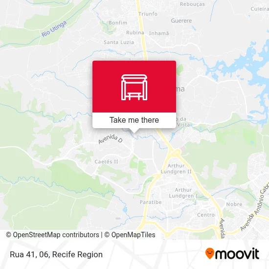 Rua 41, 06 map